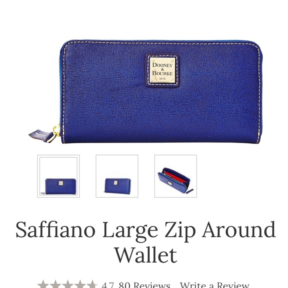 Dooney and Bourke large zip around wallet
